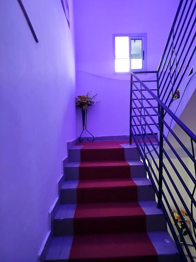L'escalier de l'hôtel